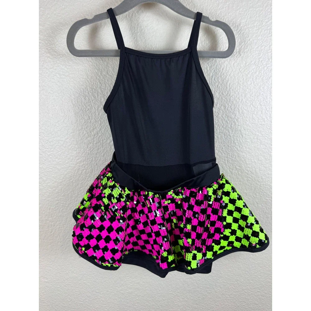 Revolution Dancewear Move Like This RC23511 Sequin‎ Tutu Leotard Kids SC